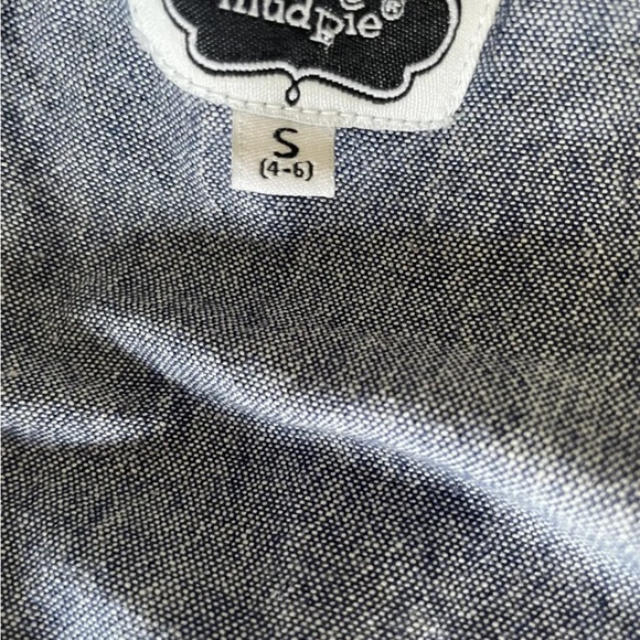 Women’s Small Mud Pie Navy Sleeveless Tunic With Mirror Work Boho Chic - Picture 2 of 3